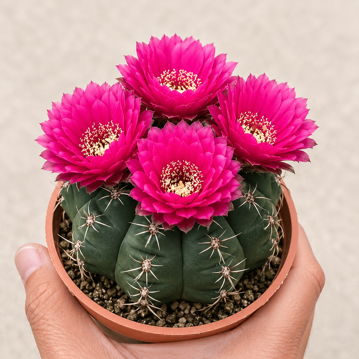 🌵 Upoznajte svog novog najboljeg prijatelja – kaktus Gymnocalycium baldianum! 💕-HR