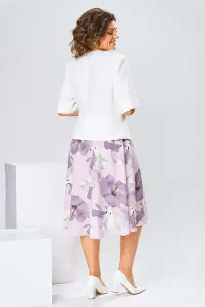 🌸[S-5XL]Φόρεμα από βαμβάκι και μετάξι υψηλής ποιότητας-GR
