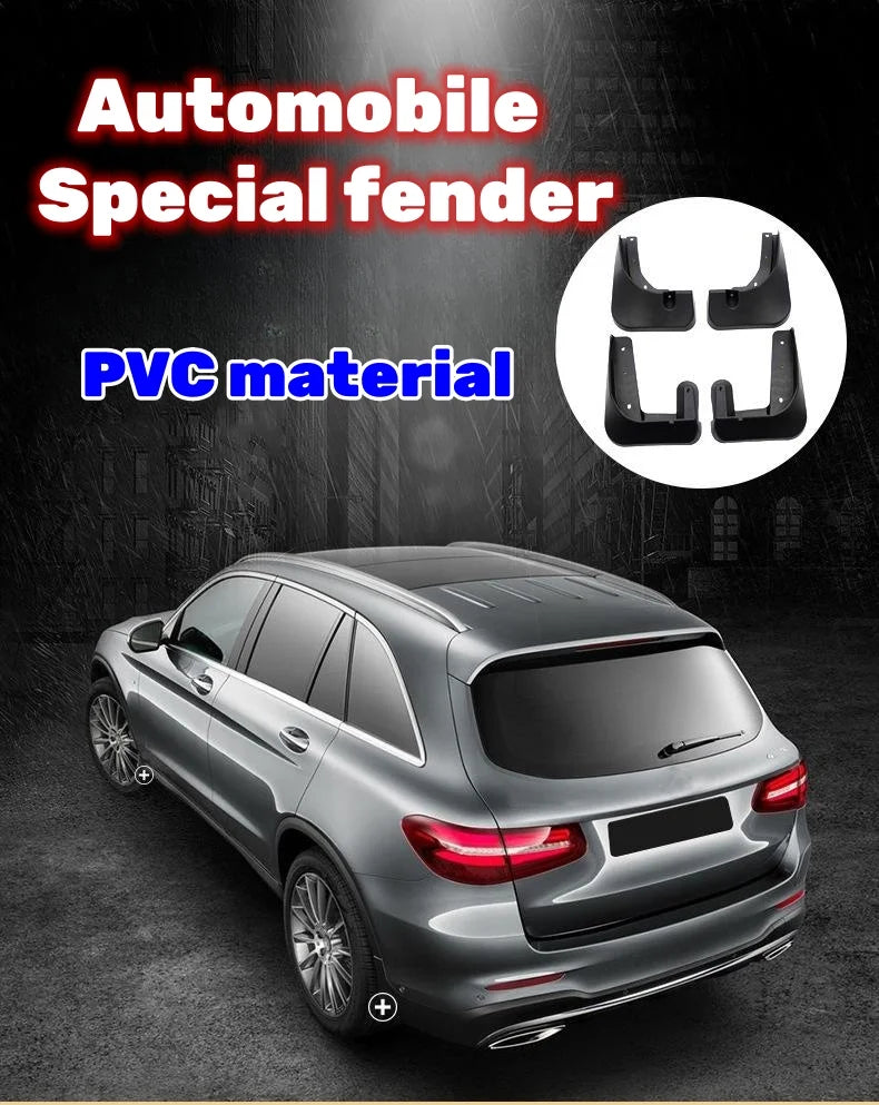 Los guardabarros antichorro de arena protegen eficazmente la pintura de su automóvil (4 piezas)-ES