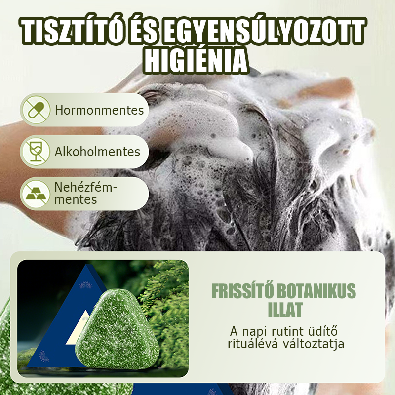🌿 Natūralus šampūno batonėlis plaukų stiprinimui 🌱🥰-LT