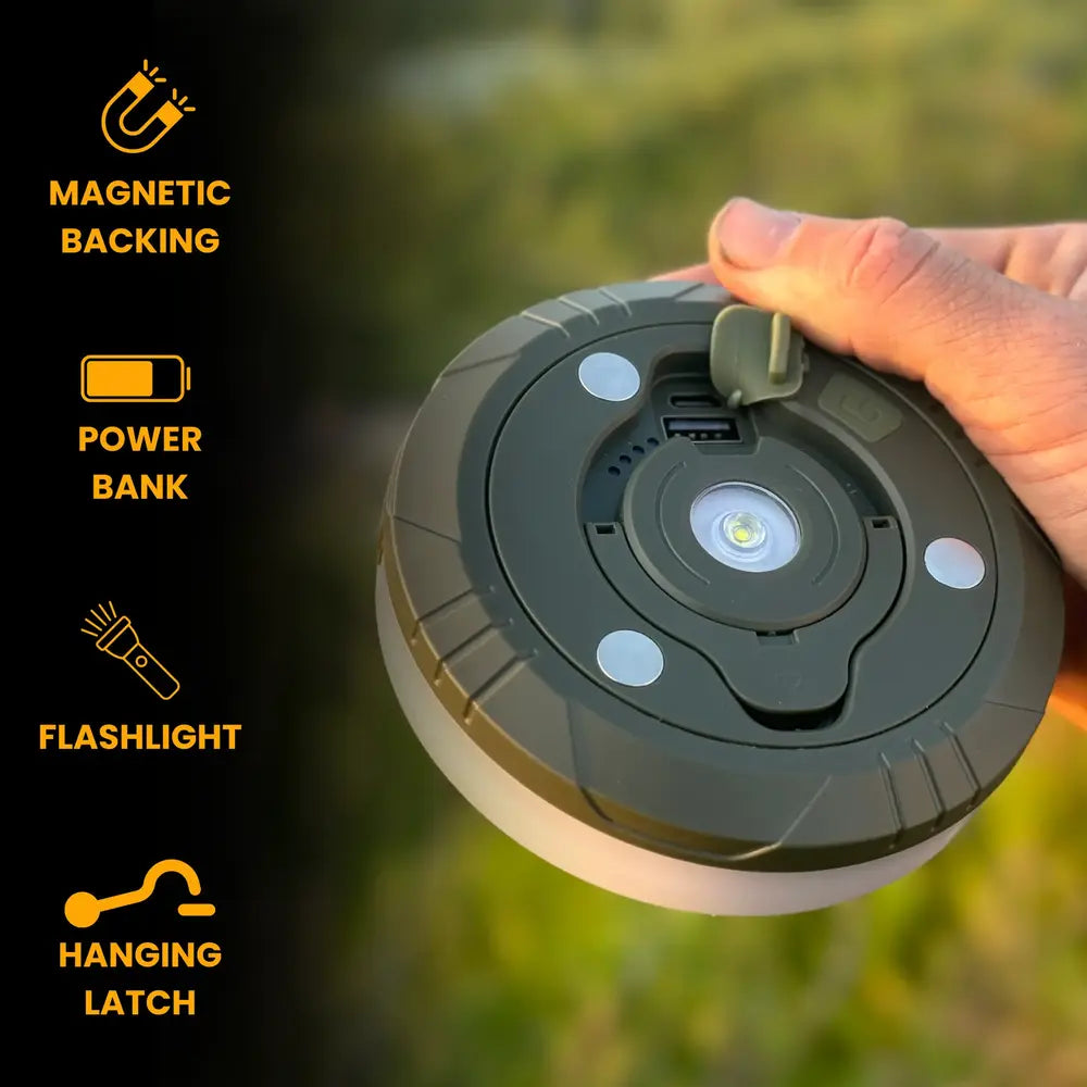 Kamp Lamp™💡 Uvlačiva lampa od 10 metara 🔋 Trajanje baterije 8 sati 🌈 Više postavki boja ⚙️ Postavlja se za nekoliko sekundi-HR