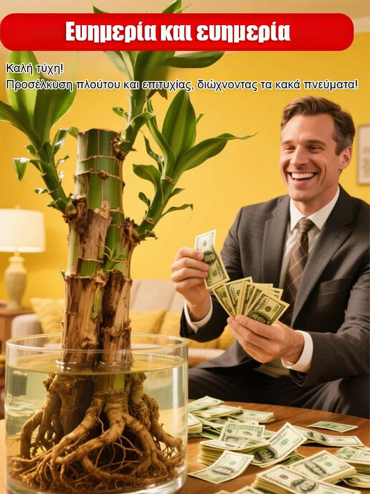 【Όταν συναντά το νερό, ζωντανεύει】Υδροπονικό βραζιλιάνικο φυτό τύχης τεσσάρων εποχών με ανθοφορία-GR