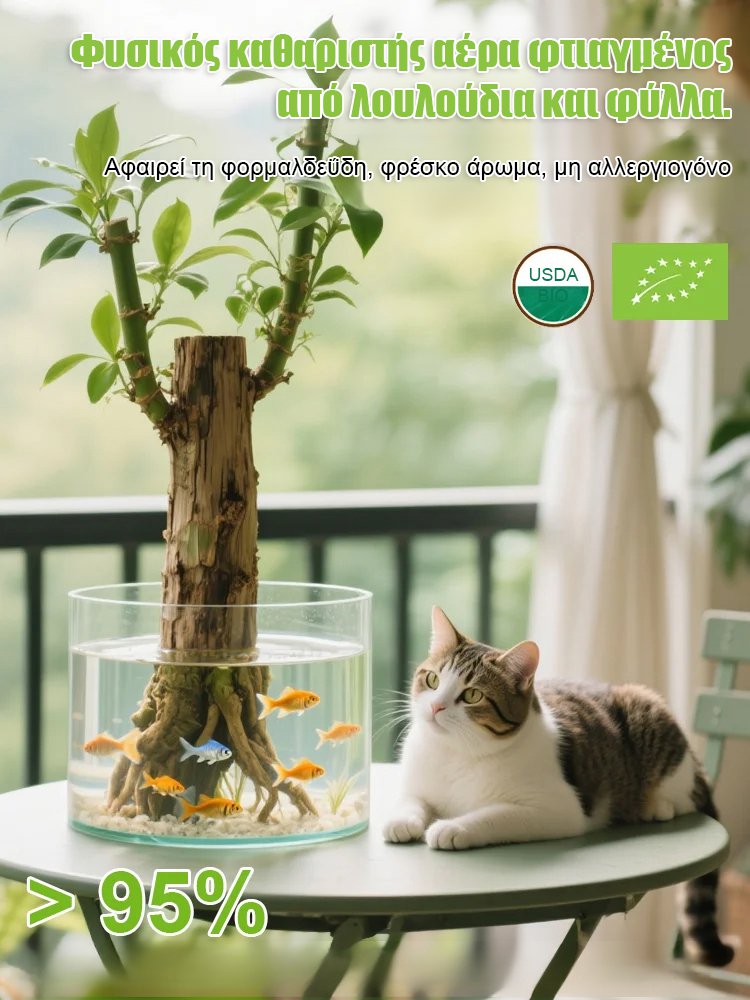 【Όταν συναντά το νερό, ζωντανεύει】Υδροπονικό βραζιλιάνικο φυτό τύχης τεσσάρων εποχών με ανθοφορία-GR