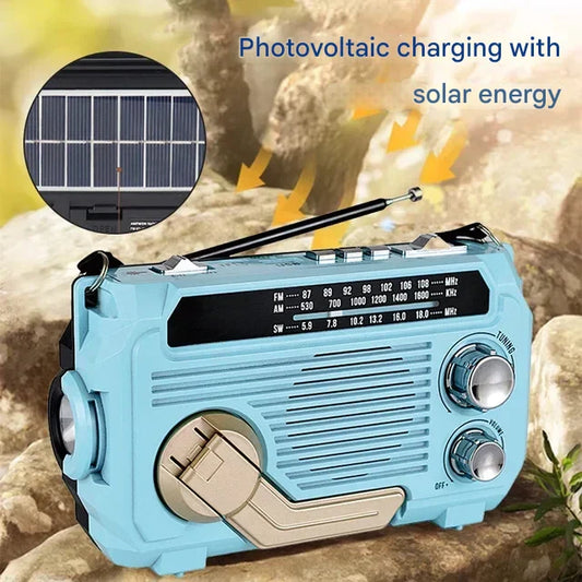 Ročni radio s funkcijo polnjenja v sili-SI