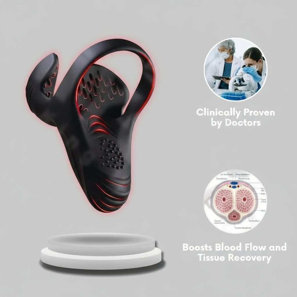 „Alisanda™“ vibruojantis elektrinis vyriškas masturbacijos žiedas, įkrovimas-LT