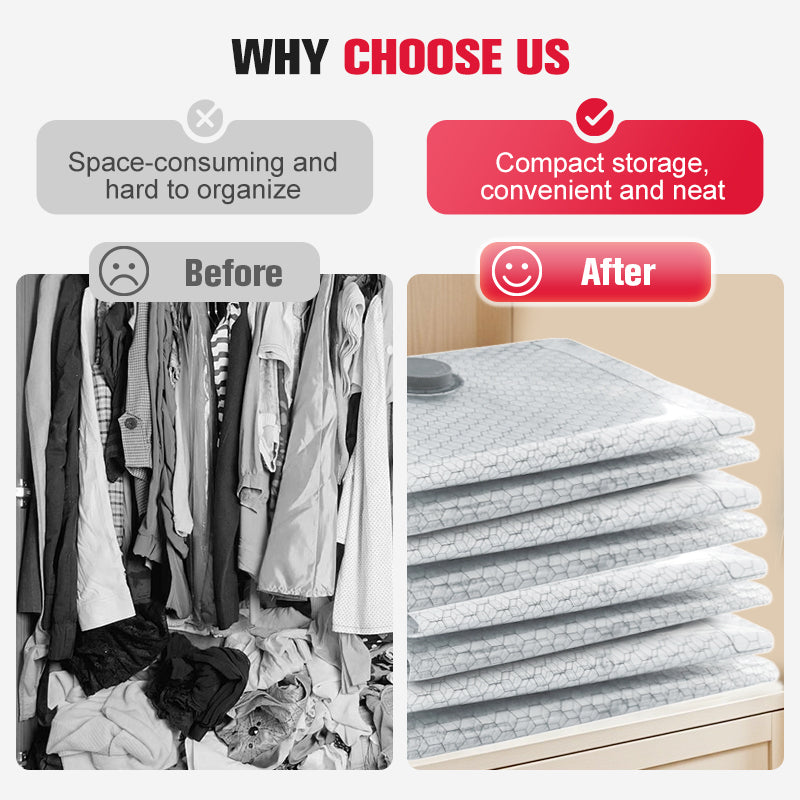 💪🌬️ Vakuuminiai kelioniniai krepšiai ir nešiojamas siurblio rinkinys 👕✨-LT