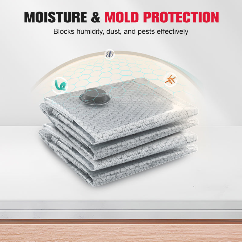 💪🌬️ Vakuuminiai kelioniniai krepšiai ir nešiojamas siurblio rinkinys 👕✨-LT