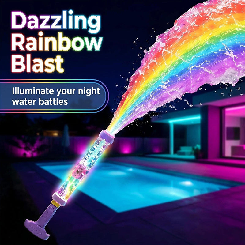 🔥 1+1 NEMOKAMAI (2 vnt.)✨🌈 Vandens žaislas su pompa ir LED lempute, kuri šviečia tamsoje💦-LT