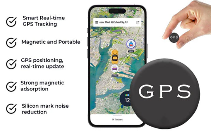 Nadgrajeno leta 2026✨ Mini magnetni GPS lokator Lyseemin™ EasyFind-SI