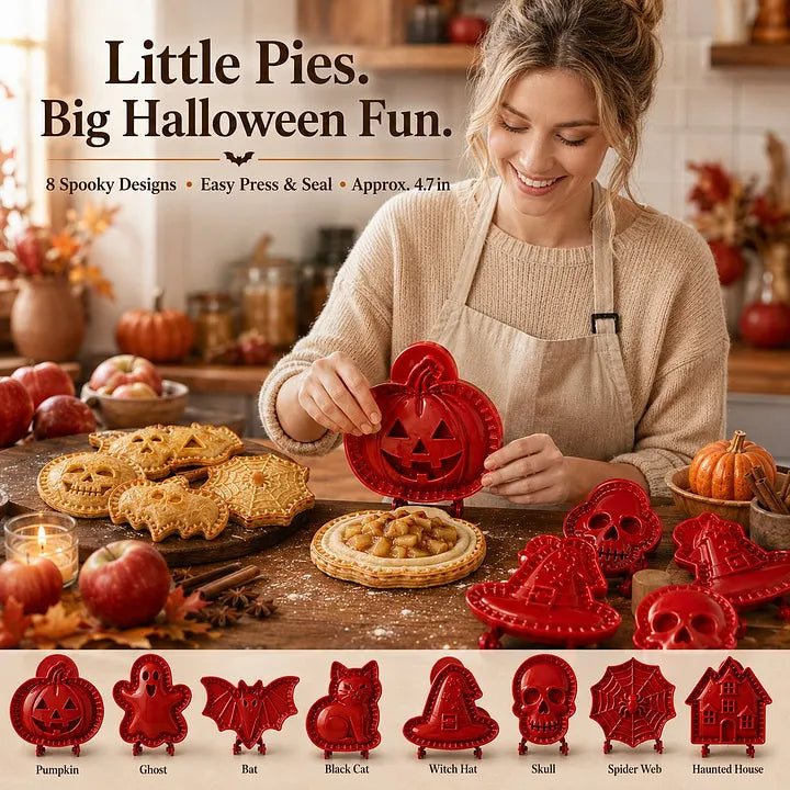 🎃 Set od 8 mini kalupa za torte za Noć vještica-HR