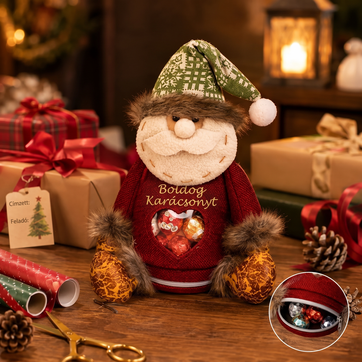 🎄🎁 Paskutinę dieną taikoma 49 % nuolaida! Kalėdiniai dovanų maišeliai su užtrauktukais – šventinis pakavimas 🎅✨-LT