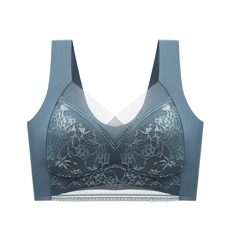 👙 Super patogi ir minkšta moteriška nėriniuota liemenėlė be plieninio žiedo【✨1 + 1 nemokamai】-LT