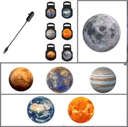 USB „Galaxy“ projektorius ir mėnulio nakties šviesa-LT