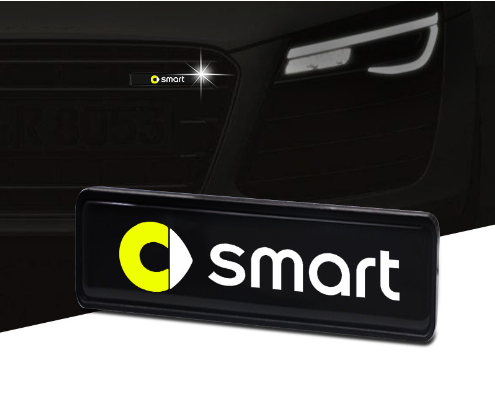 Vroča razprodaja ✨50% popusta ✨Elegantna, atmosferska LED svetilka z logotipom za sredinsko masko vašega avtomobila-SI