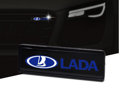 Vroča razprodaja ✨50% popusta ✨Elegantna, atmosferska LED svetilka z logotipom za sredinsko masko vašega avtomobila-SI