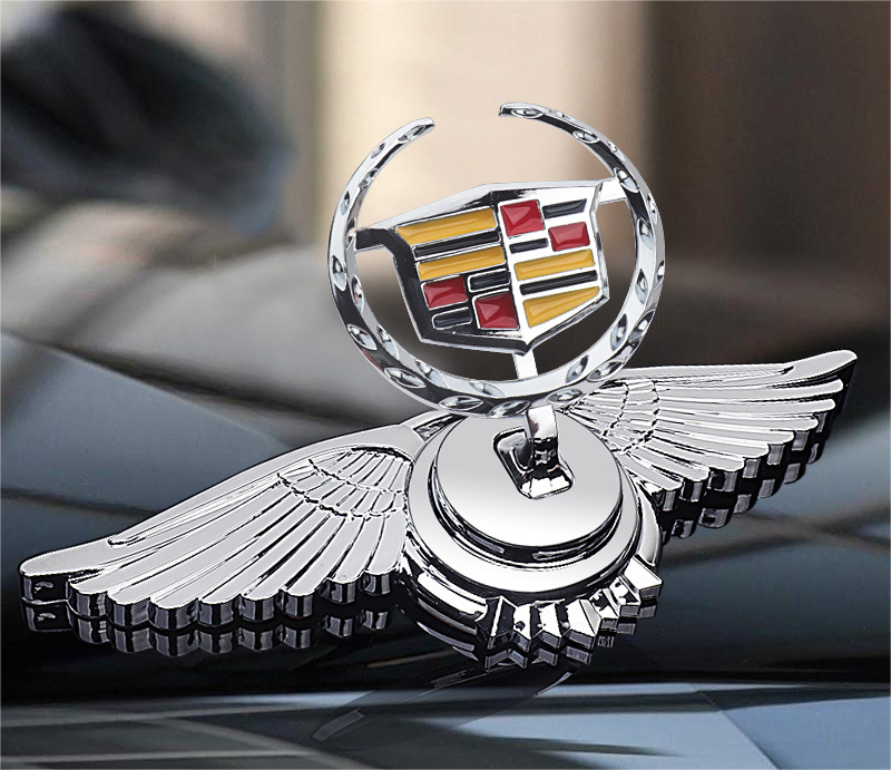 Decoración de modificación de coche con logotipo de capó-ES