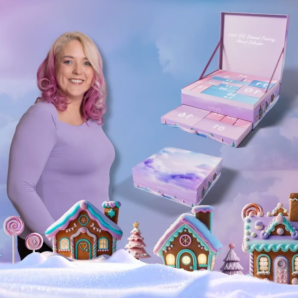 💎Calendario de Adviento de Pintura de Diamantes XXL 2025-ES
