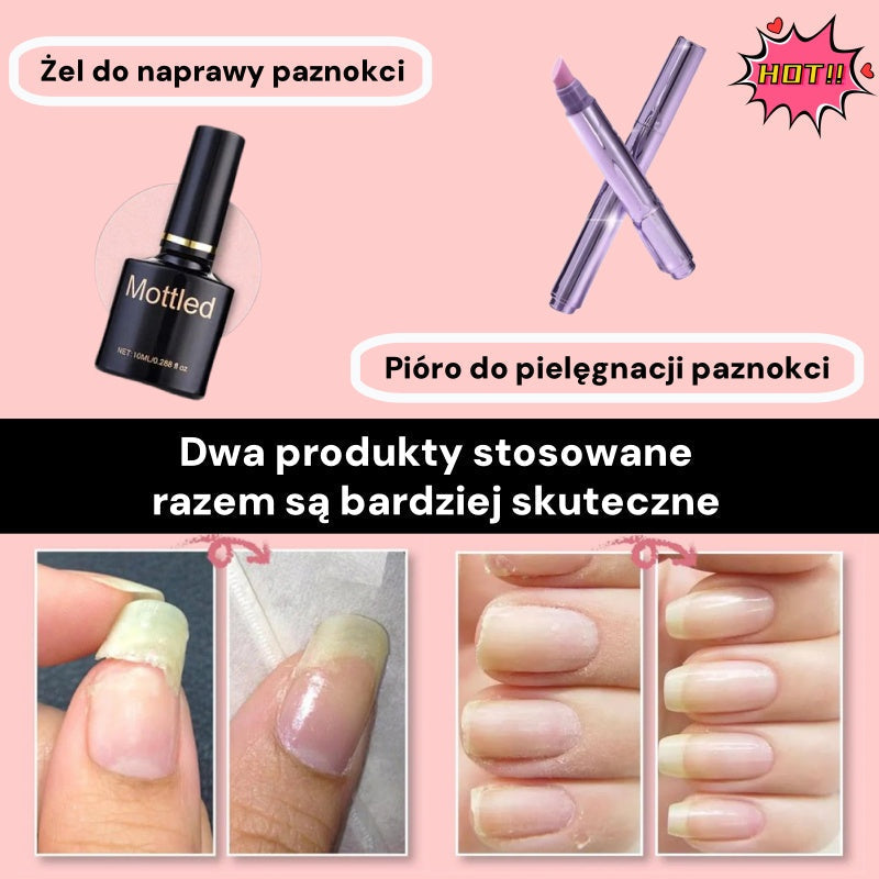 Gel reparador de uñas 3 en 1 transparente y multifuncional-ES
