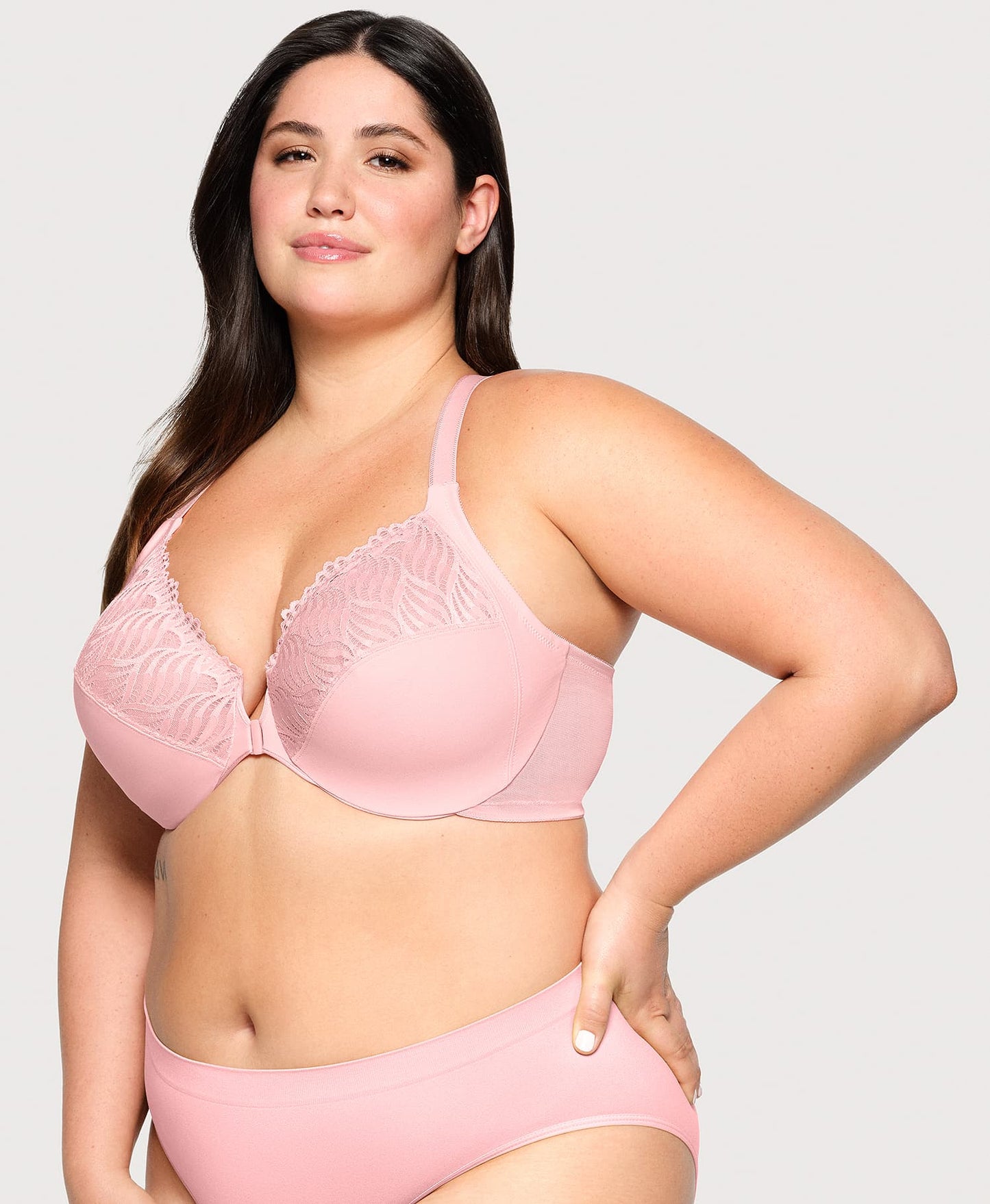 Triumph - (4 kosi) - 💖Modrček z zapenjanjem spredaj in T-izrezom-SI