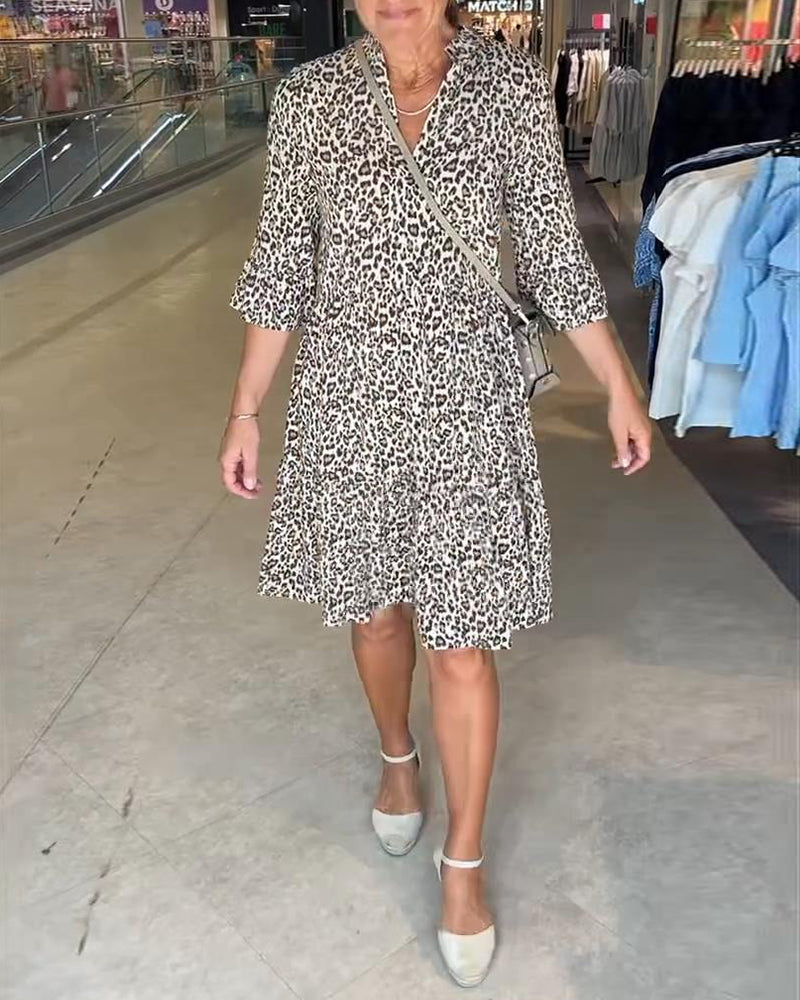 Haljina s leopard printom-HR