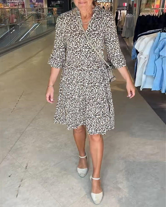 Haljina s leopard printom-HR