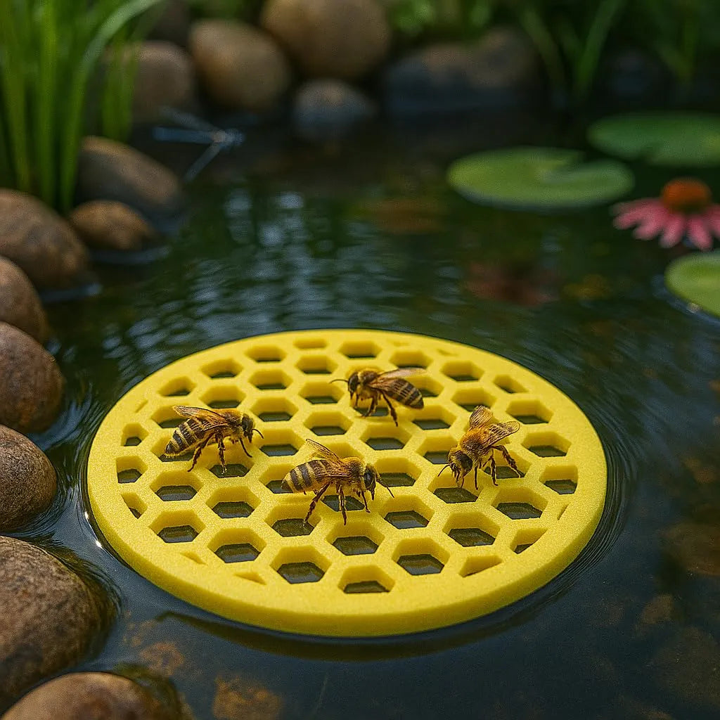 🐝 Plaukiojanti bičių stotelė – bitėms draugiška hidratacijos stotis-LT