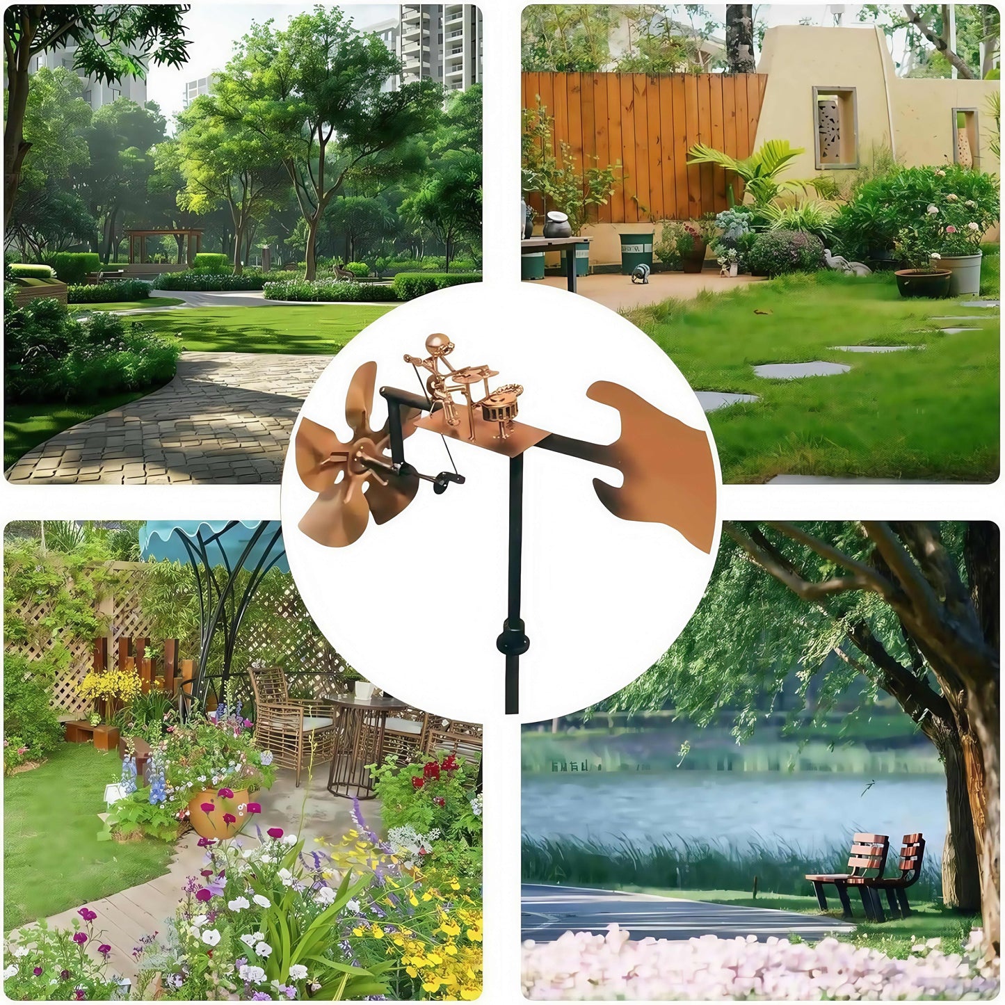 🔥Τελευταία μέρα έκπτωσης 49%🥁Περιορισμένη ποσότητα χειροποίητων ανεμόμυλων με κοντάρι🎸-GR