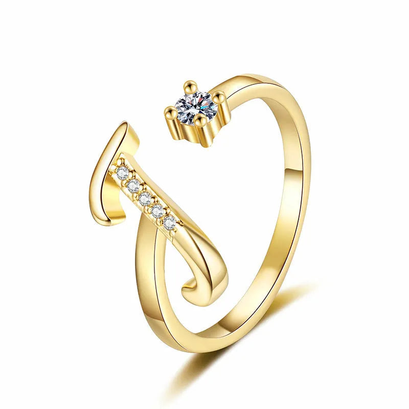 ⏳Vremenski ograničeni popust od 50%⏰Podesivi prsten s inicijalima za žene💍-HR