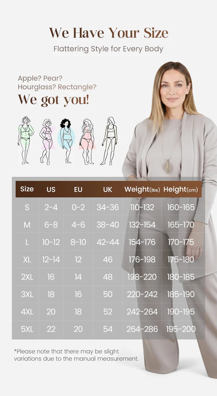 ⏳Specialus riboto laiko pasiūlymas⏰Elegantiškas trijų dalių komplektas, kurį sudaro ilgas megztinis, palaidinė ir kelnės💞-LT