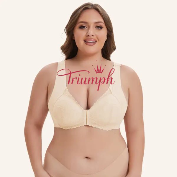 Triumph - Sujetador de soporte sin aros con cierre frontal moldeado 5D (3 piezas)-ES