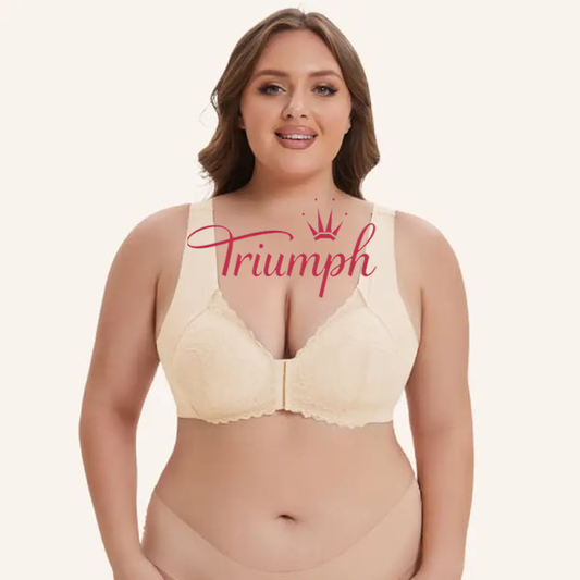 Triumph - Sujetador de soporte sin aros con cierre frontal moldeado 5D (3 piezas)-ES