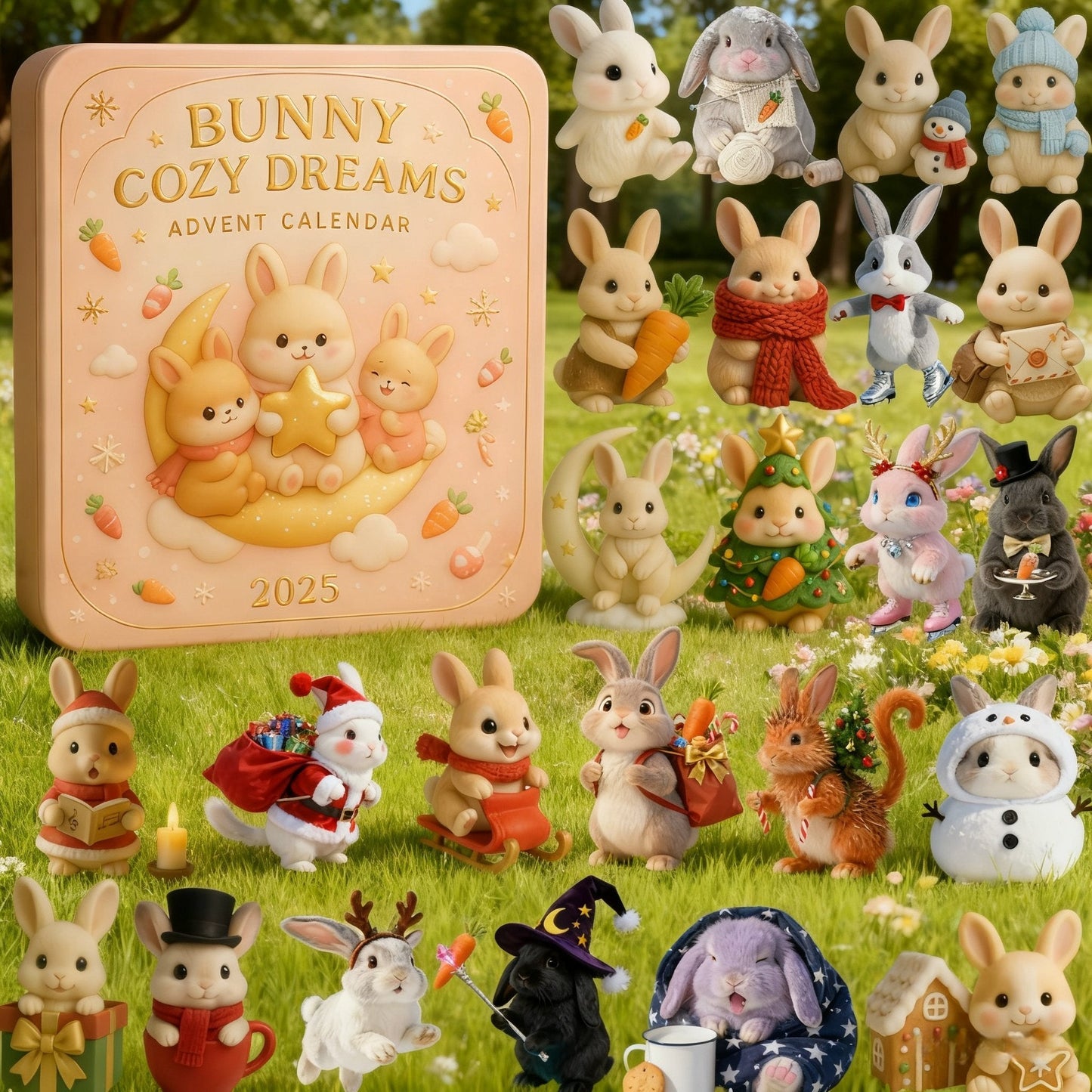 Adventni koledar Bunny Cozy Dreams 2025-SI
