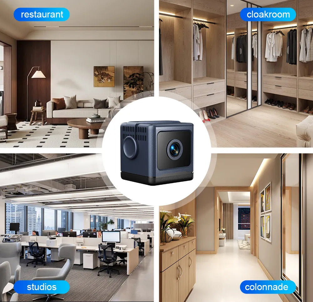 Pametna WiFi varnostna kamera W03 – 1080P HD, nočni vid, zaznavanje gibanja, nizka poraba energije-SI