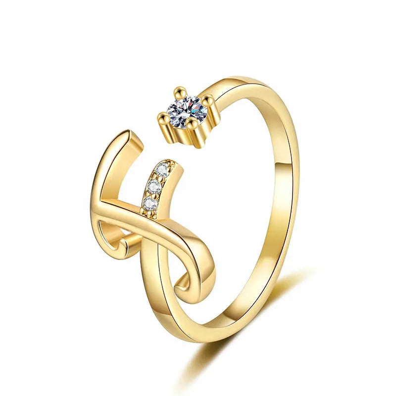 ⏳Vremenski ograničeni popust od 50%⏰Podesivi prsten s inicijalima za žene💍-HR
