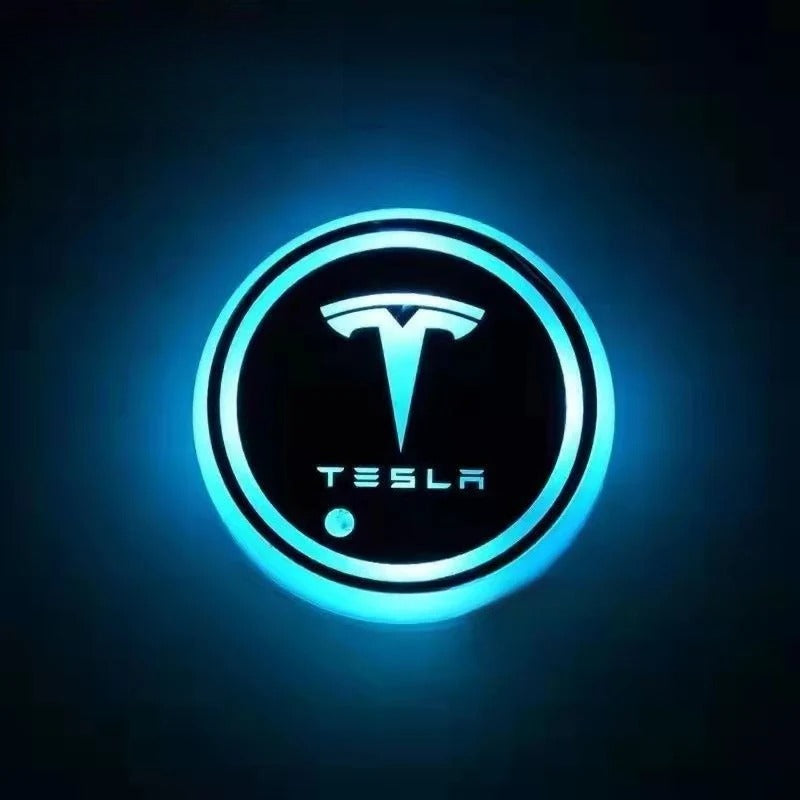 2 posavasos LED para coche-ES