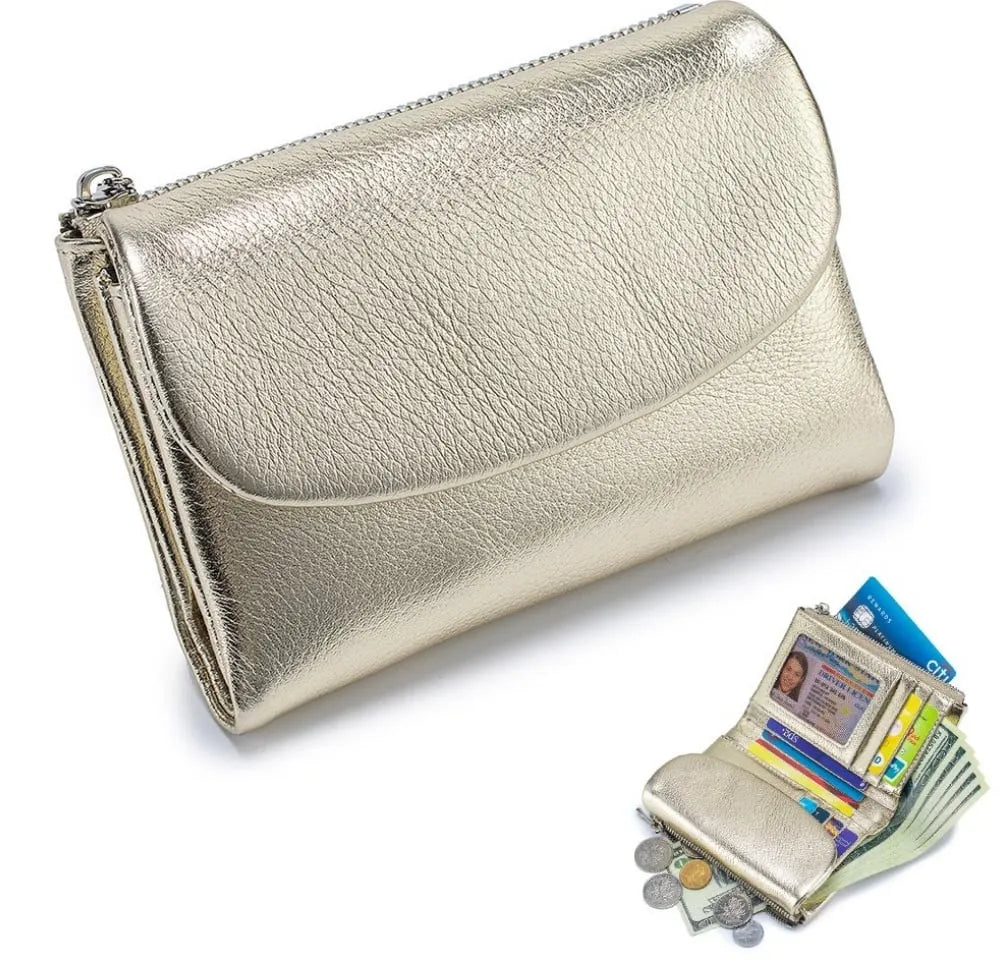 🔥⏰Unisex RFID „Pebble“ piniginė iš natūralios odos🔥-LT