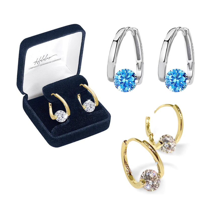 (ÚLTIMO DÍA DE REBAJAS - 60% DE DESCUENTO) ❤️ Pendientes de germanio Lymphvity MagneTherapy-ES