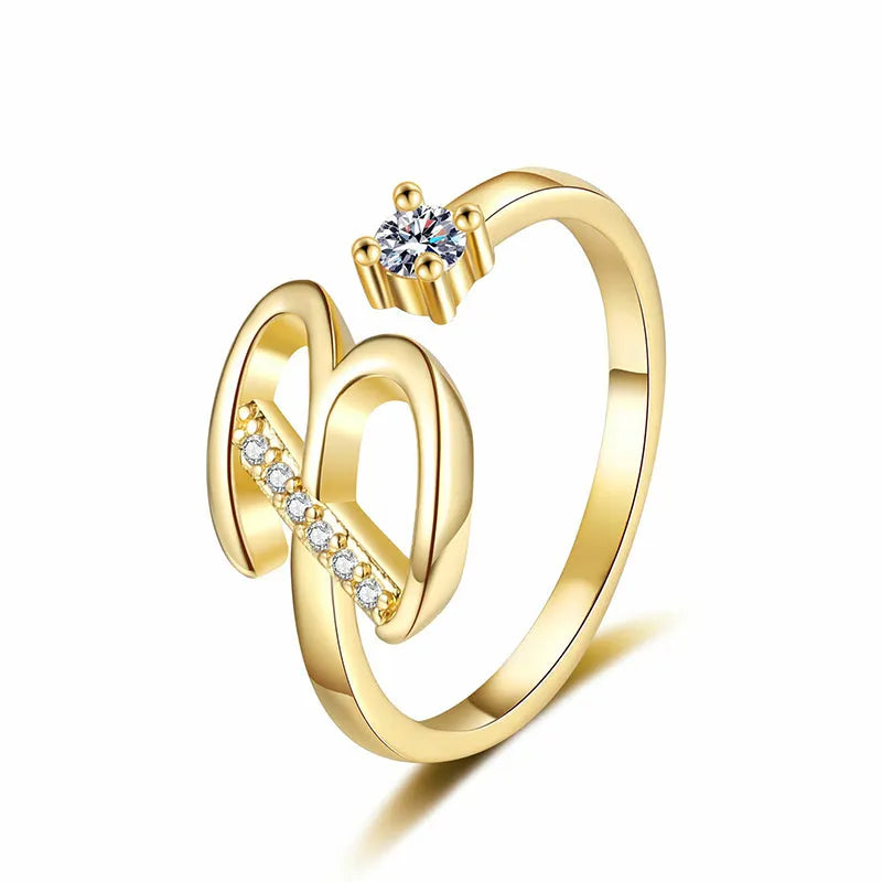 ⏳Vremenski ograničeni popust od 50%⏰Podesivi prsten s inicijalima za žene💍-HR