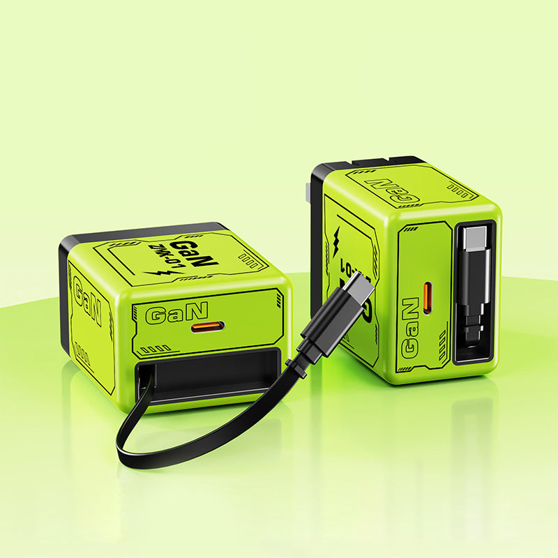 Επαναστατικός φορτιστής με νιτρίδιο γαλλίου【Συμβατό με iPhone, τηλέφωνα Android και iPad】-GR