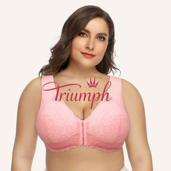 Triumph - Sujetador de soporte sin aros con cierre frontal moldeado 5D (3 piezas)-ES