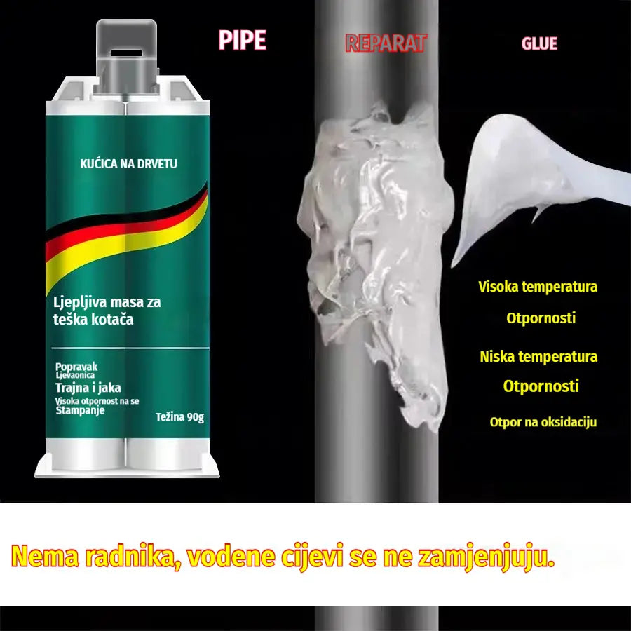【Set od 3 dijela】🔥50% popusta na ograničeno vrijeme! 🛠️Visokojako AB ljepilo za popravak metala-HR