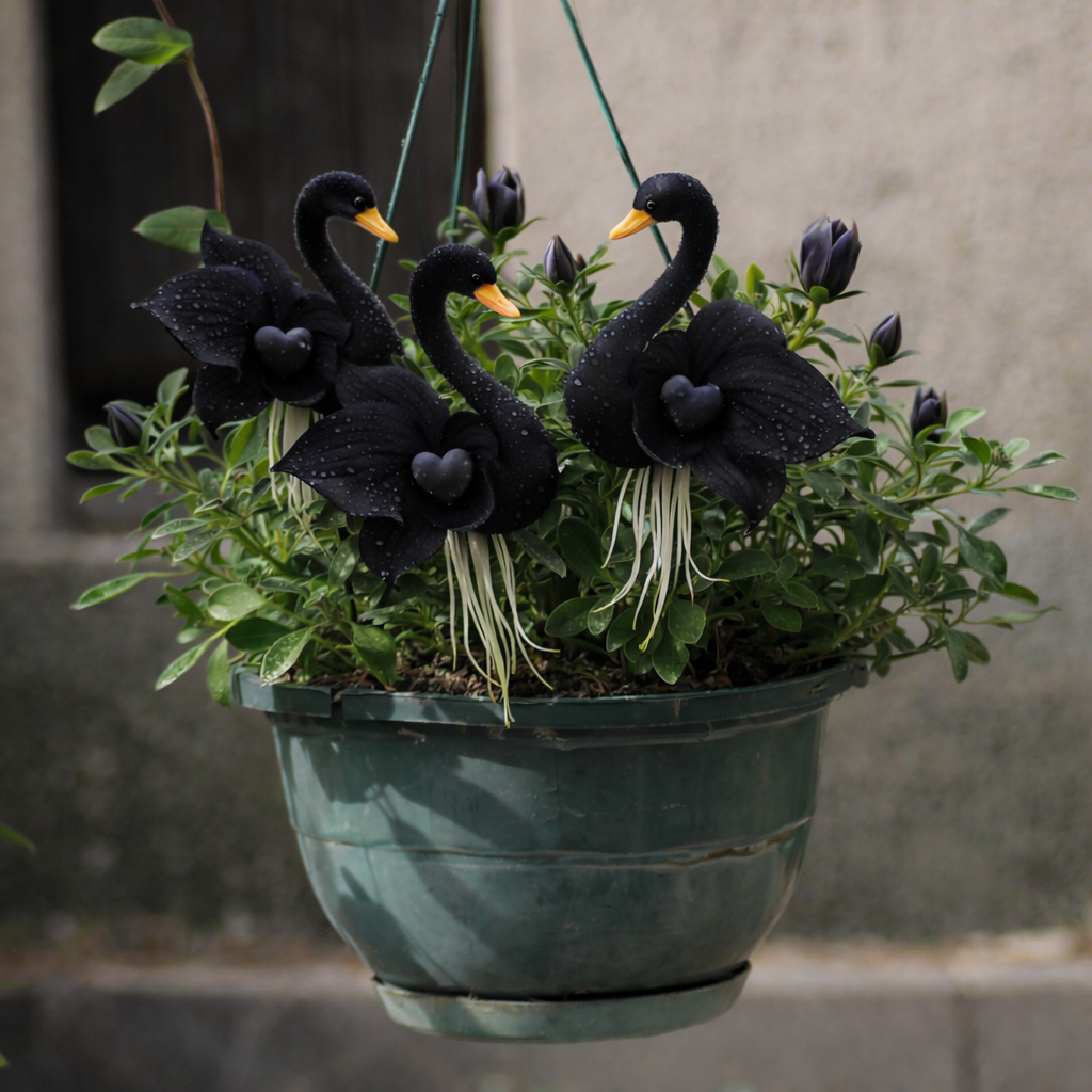 🔥 Pavasario išpardavimas -50%! ✨ Žavingi „Purple Swan Blossom“ žiedai – unikalus grožis jūsų sodui-LT
