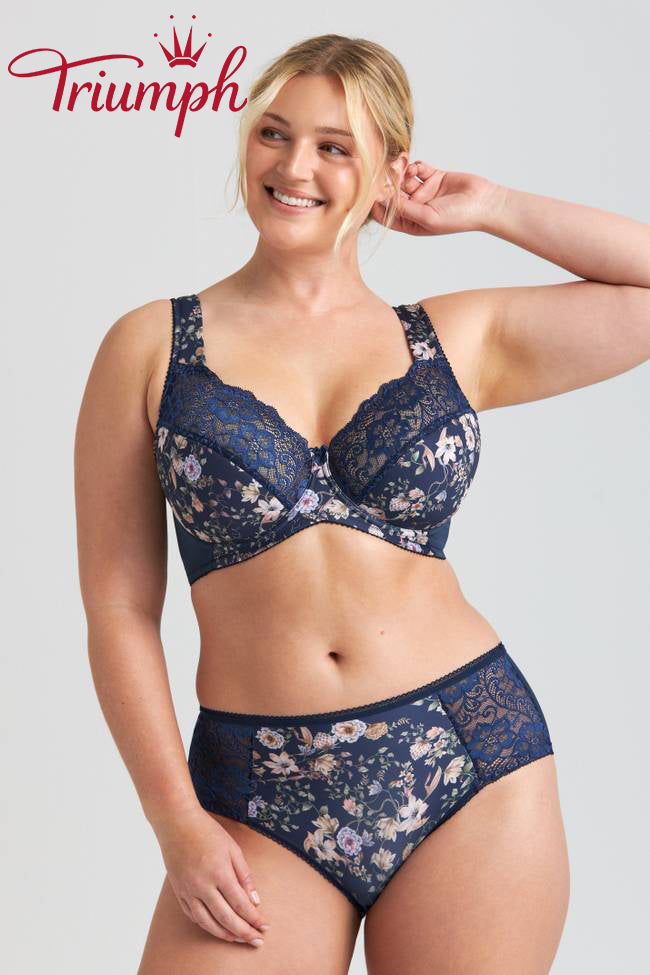 Sujetador Triumph® de 3 piezas💖 en encaje con bordado floral-ES