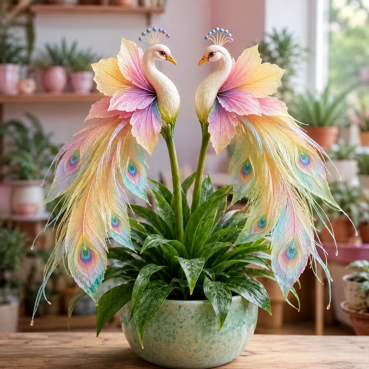 🦚 Pāva orhideju sīpoli – dzīvs dārgakmens ✨-LV
