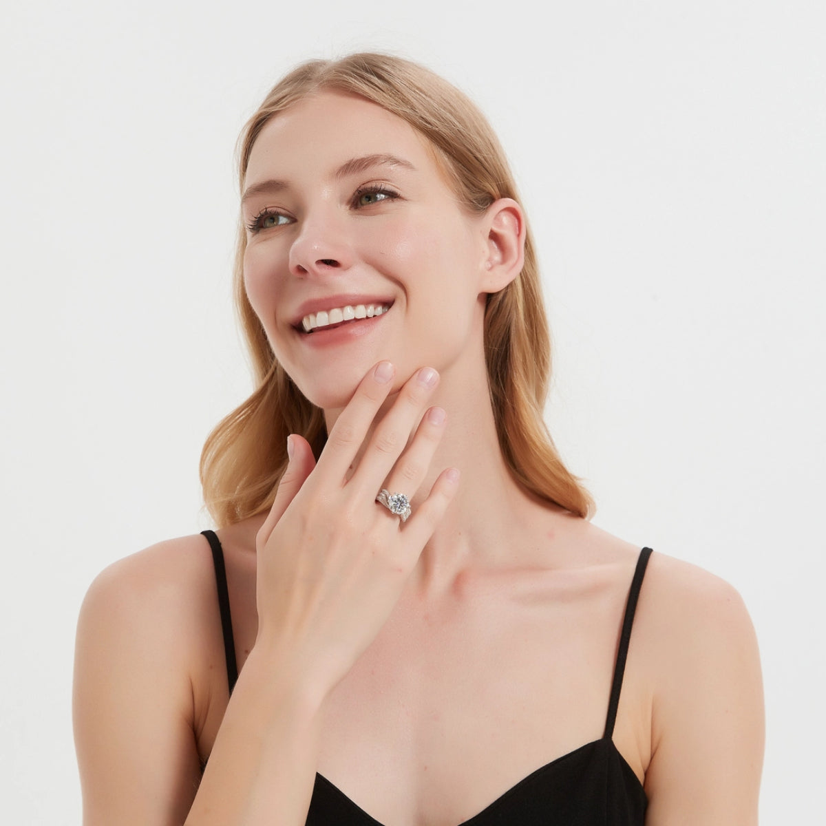 💖(PASKUTINĖ IŠPARDAVIMO DIENA - 80% NUOLAIDA) Magnetologijos moissanito „DIYSTARTM“ deimantinis žiedas 💍-LT