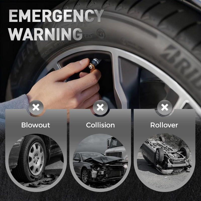 Trijų spalvų padangų slėgio įspėjimo dangteliai-LT