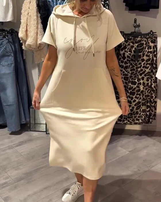 💥🔥👗[S-5XL]Nova poletna obleka s puloverjem v ohlapnem, udobnem in zračnem slogu za leto 2025-SI