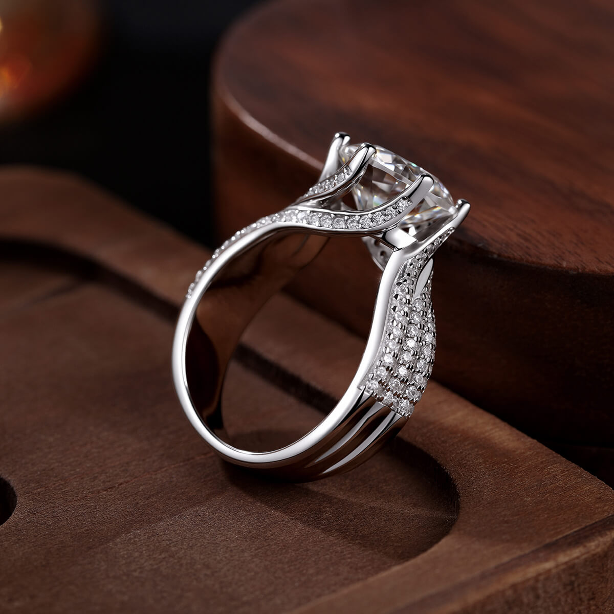 💖(PASKUTINĖ IŠPARDAVIMO DIENA - 80% NUOLAIDA) Magnetologijos moissanito „DIYSTARTM“ deimantinis žiedas 💍-LT