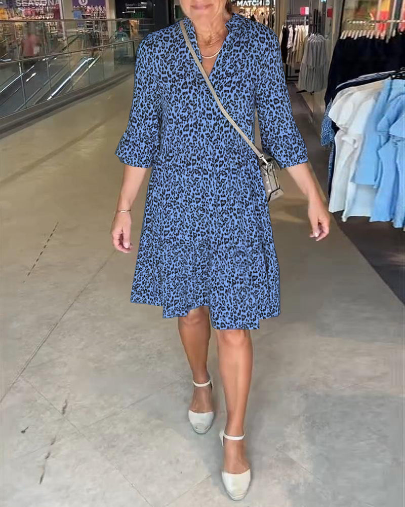Haljina s leopard printom-HR