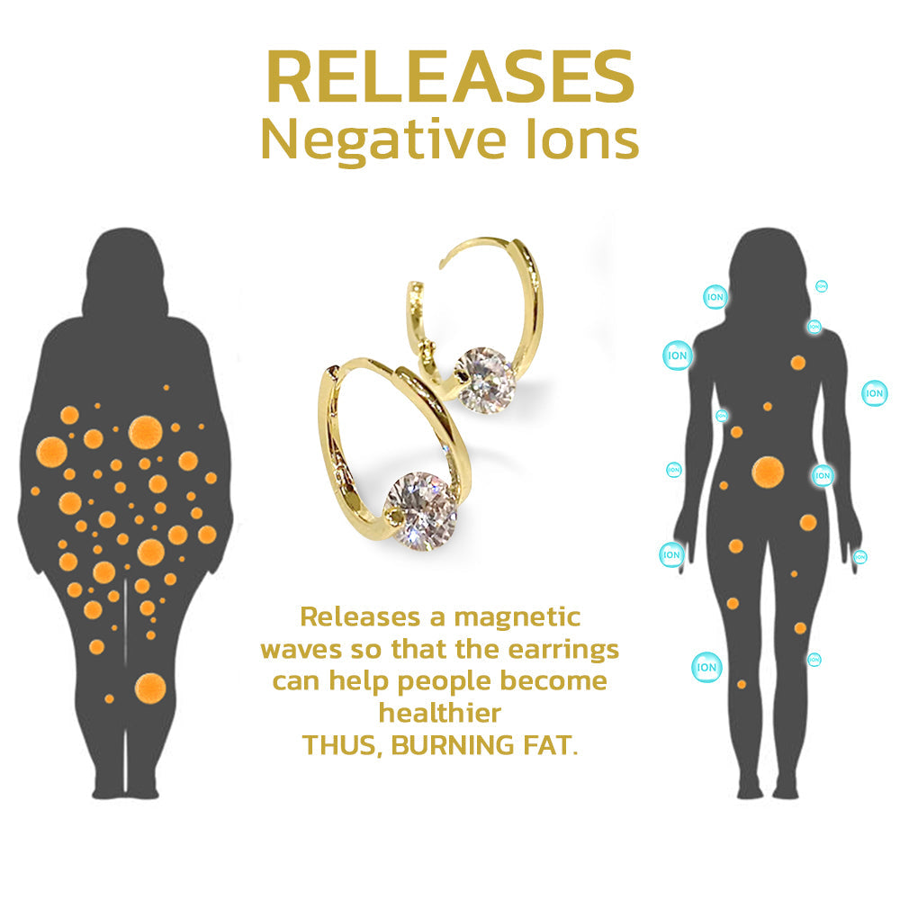 (ÚLTIMO DÍA DE REBAJAS - 60% DE DESCUENTO) ❤️ Pendientes de germanio Lymphvity MagneTherapy-ES